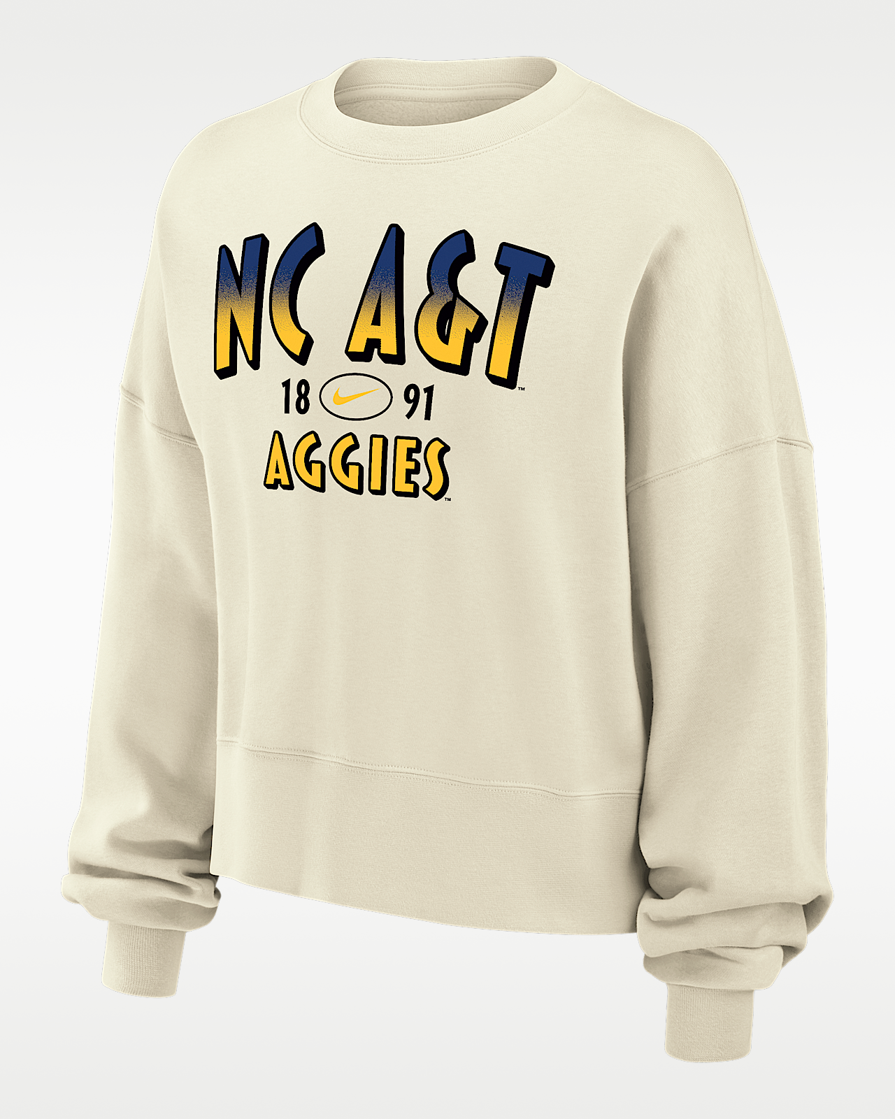 Женский свитшот Nike College (North Carolina A&T University) Phoenix Fleece Crewneck