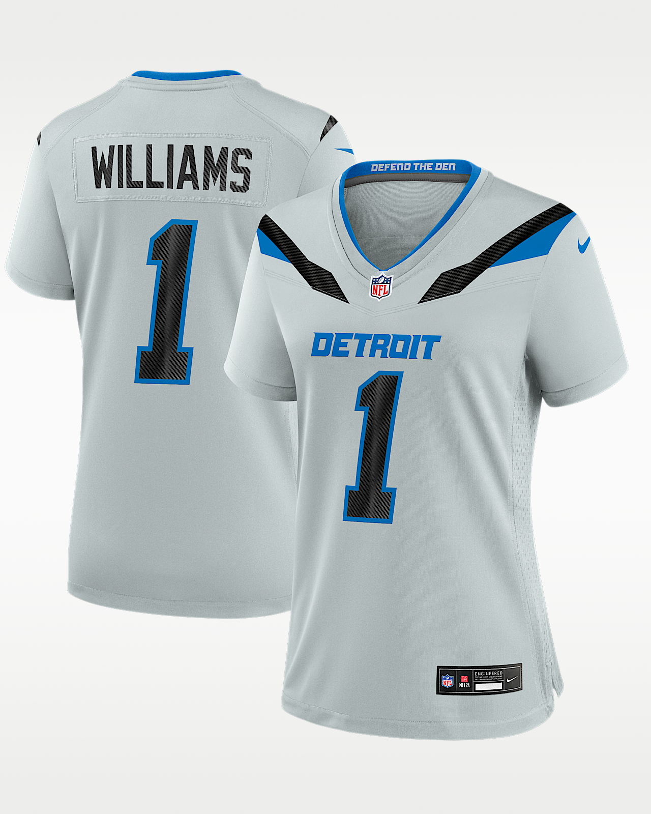 Женские джерси Jameson Williams Detroit Lions Rivalries Collection Nike NFL Game Jersey