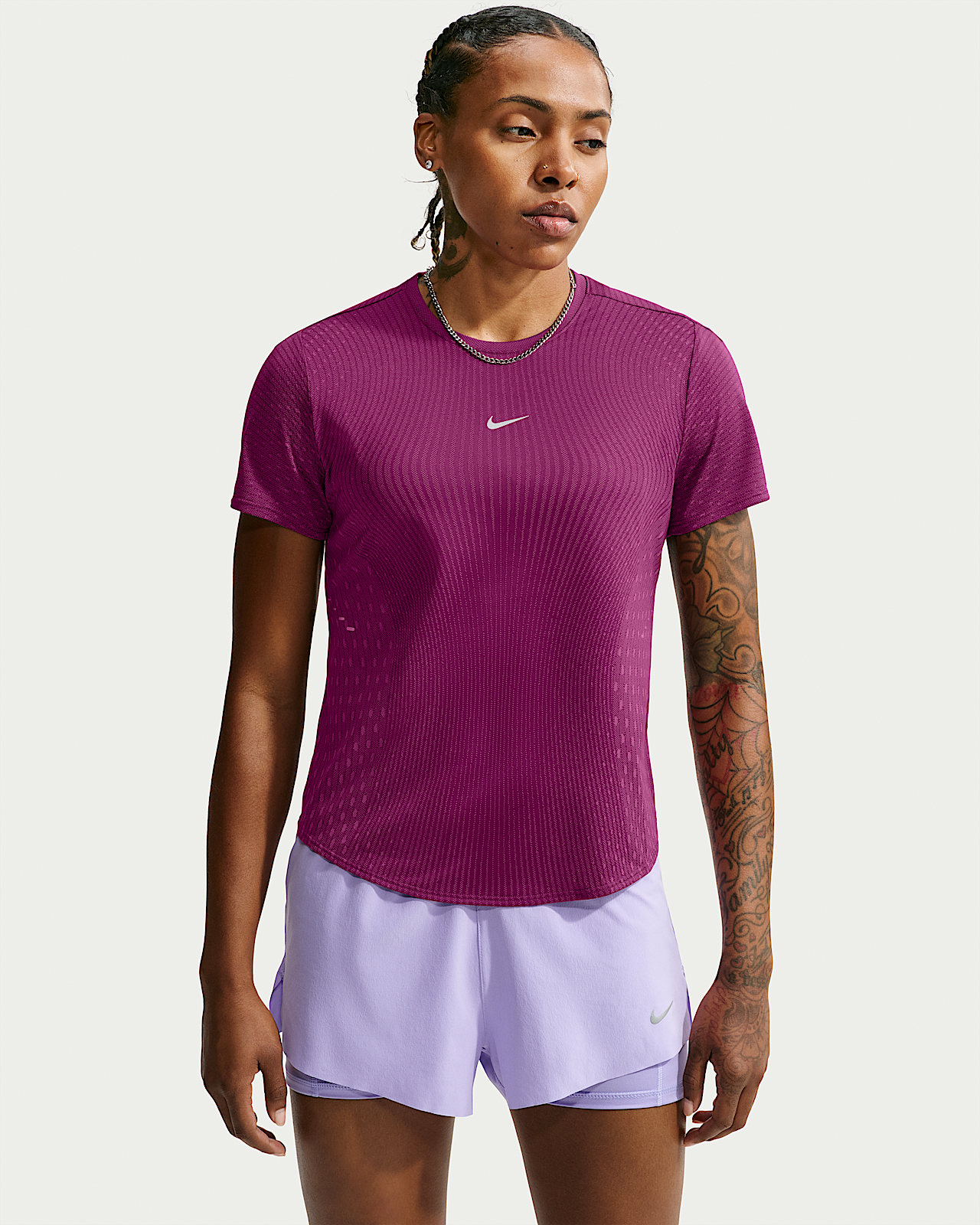 Женские шорты Nike Swift Aero-FIT Short-Sleeve Top для бега