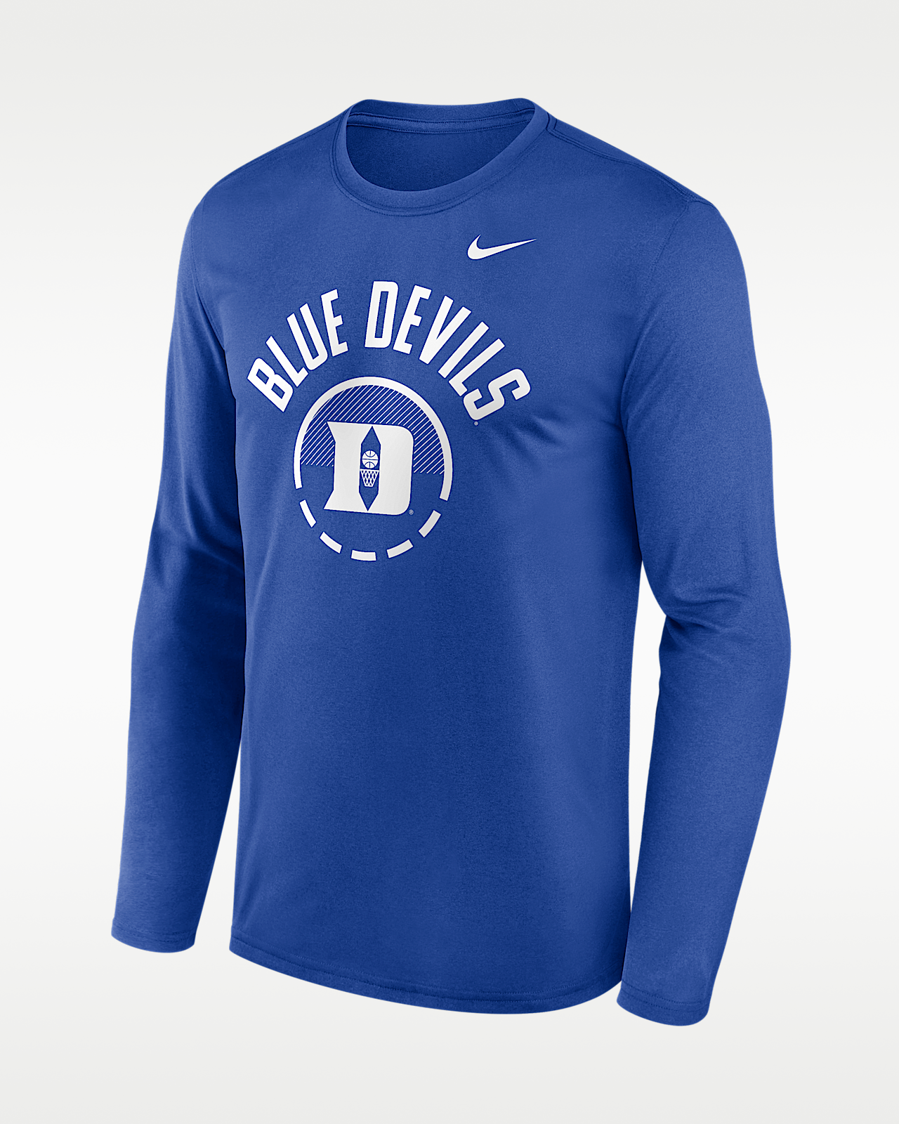Мужская футболка Duke Courtside Nike Dri-FIT College Long-Sleeve