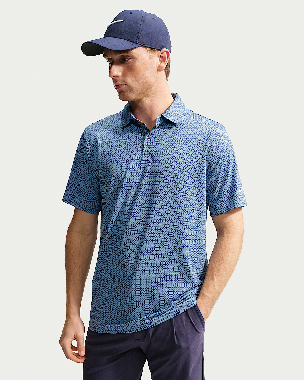 Мужские  Nike Velocity Dri-FIT Printed Golf Polo