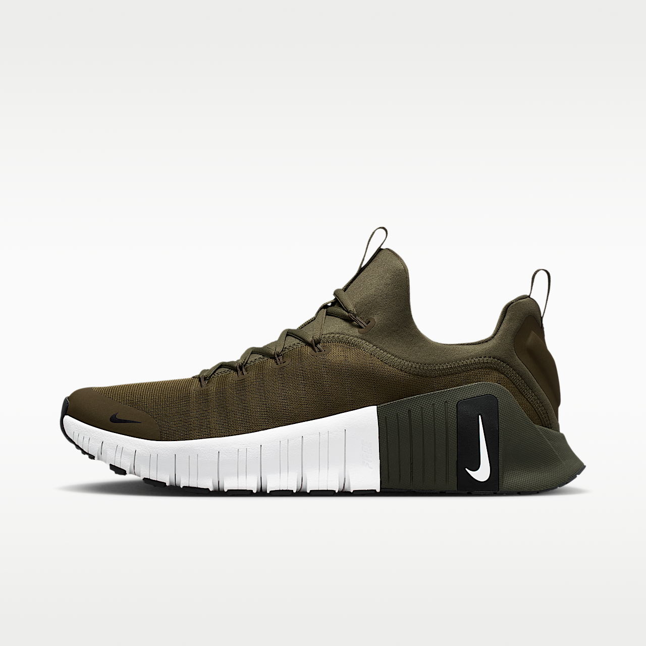 Nike Free sneaker Medium Olive/Cargo Khaki/Zwart