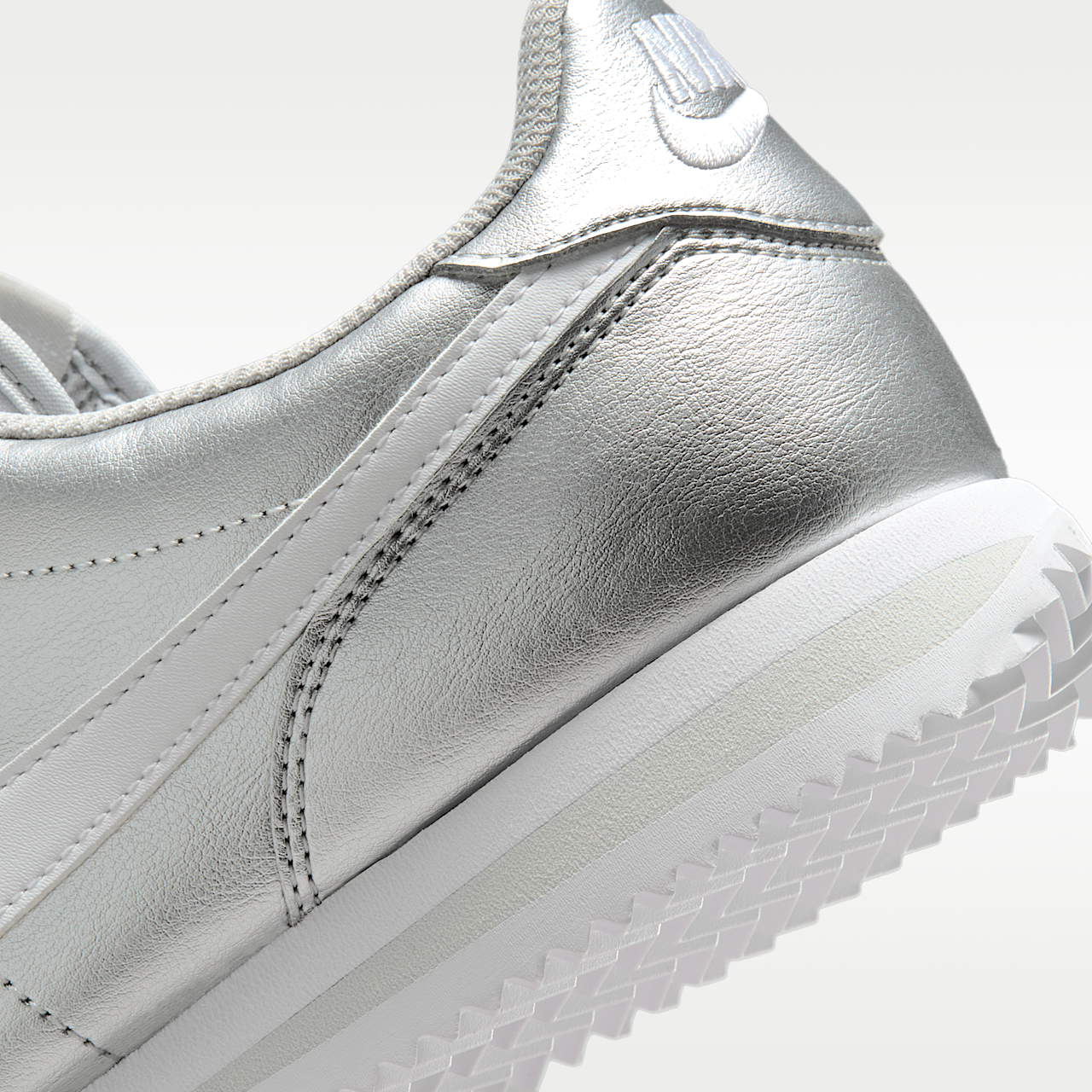 Nike Cortez sneaker Metallic Silver/Grey Fog/Wit