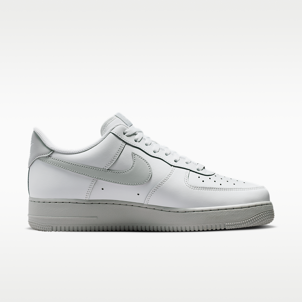 Nike Air Force 1 sneaker Summit White/Summit White/Strata Grey