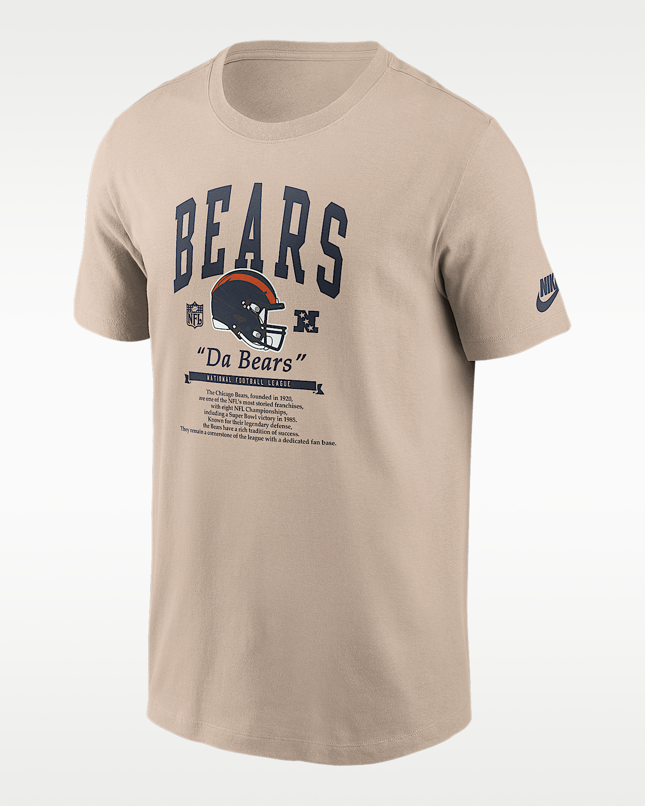 Мужская футболка Chicago Bears Rewind Nike NFL