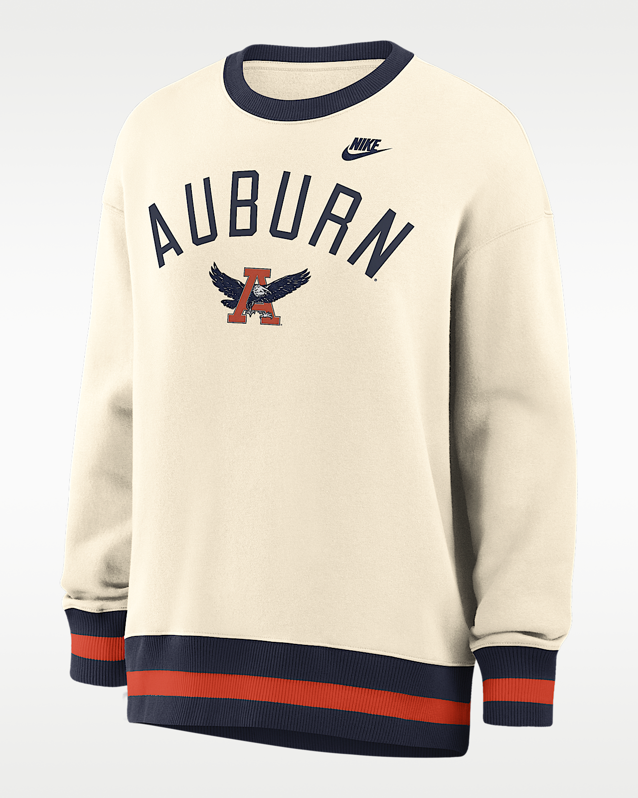 Женские  Auburn Legacy Nike College Oversized Pullover Crew