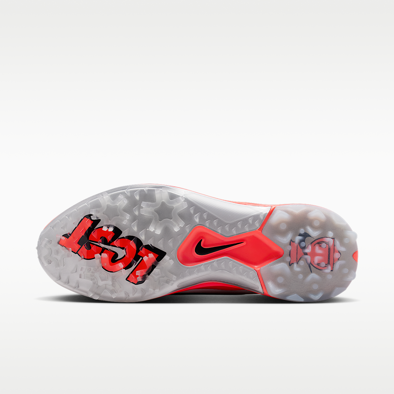 Nike Pegasus sneaker Off White/Hot Lava/Zwart