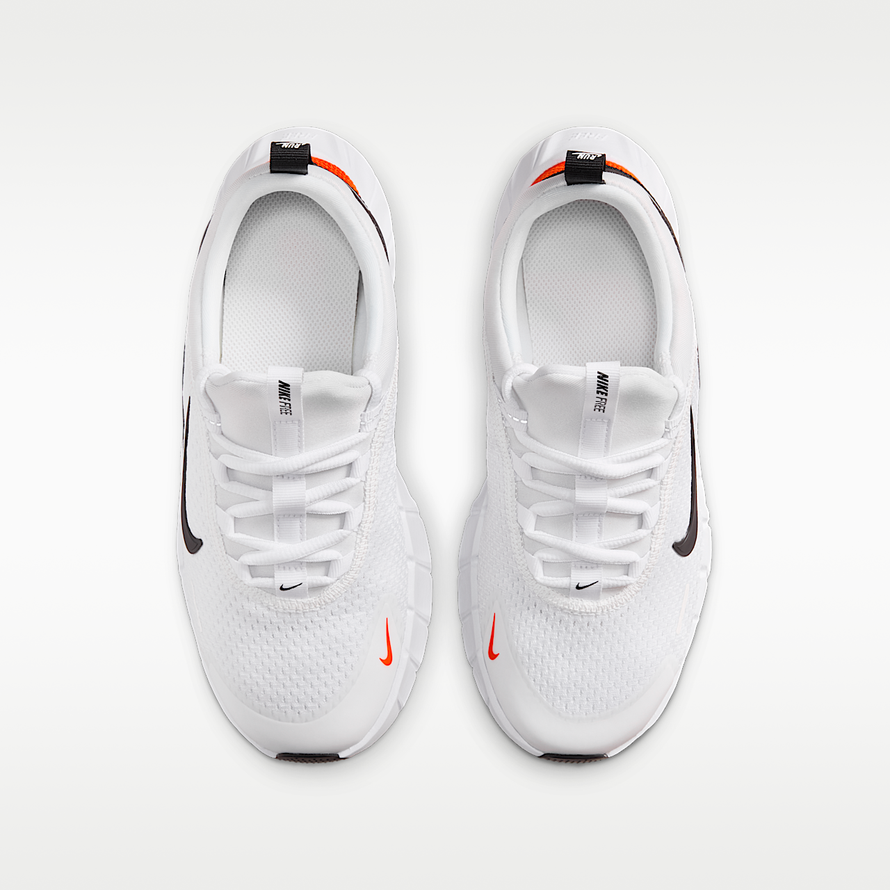 Nike Free sneaker Wit/Safety Orange/Zwart