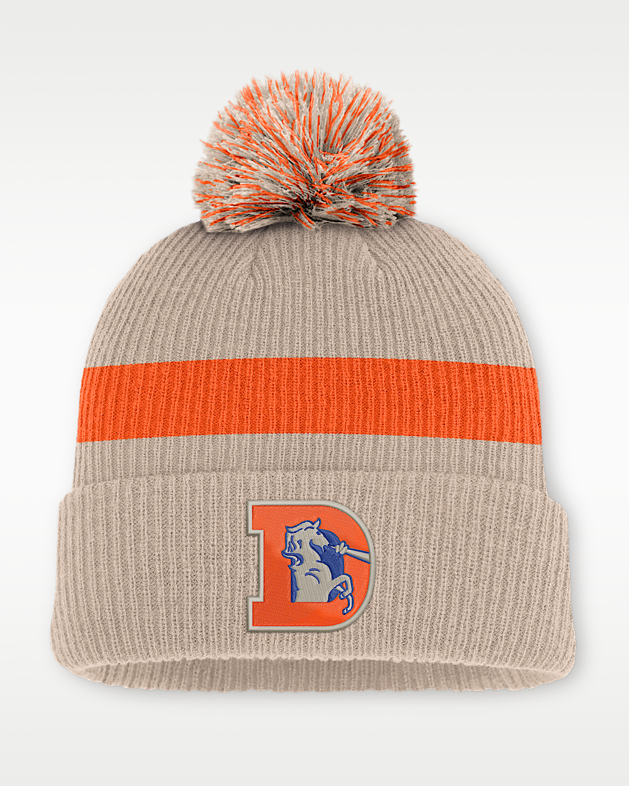 Мужские  Denver Broncos Rewind Peak Nike NFL Cuffed Pom Beanie