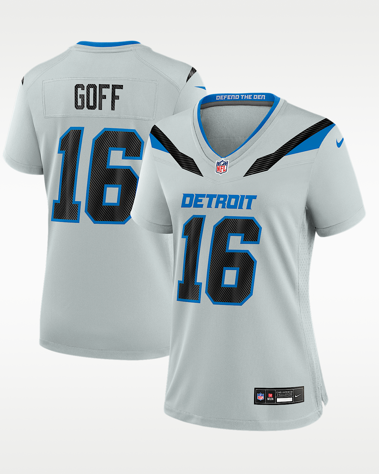 Женские джерси Jared Goff Detroit Lions Rivalries Collection Nike NFL Game Jersey
