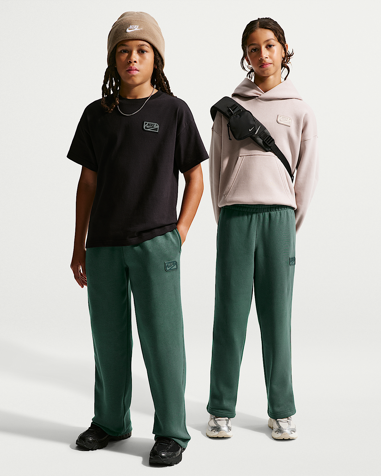 Детские  Nike Sportswear Club Fleece Big Kids' Fleece Open-Hem Pants