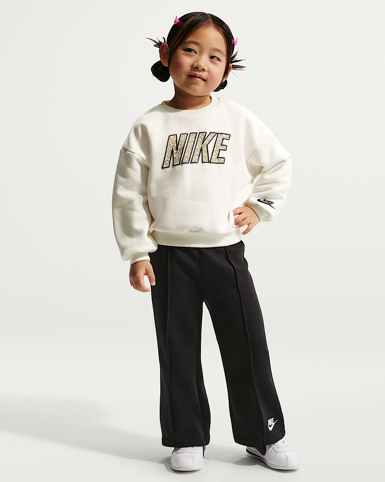 Детские  Nike Retro Remix Toddler 2-Piece Wide Leg Pants Set