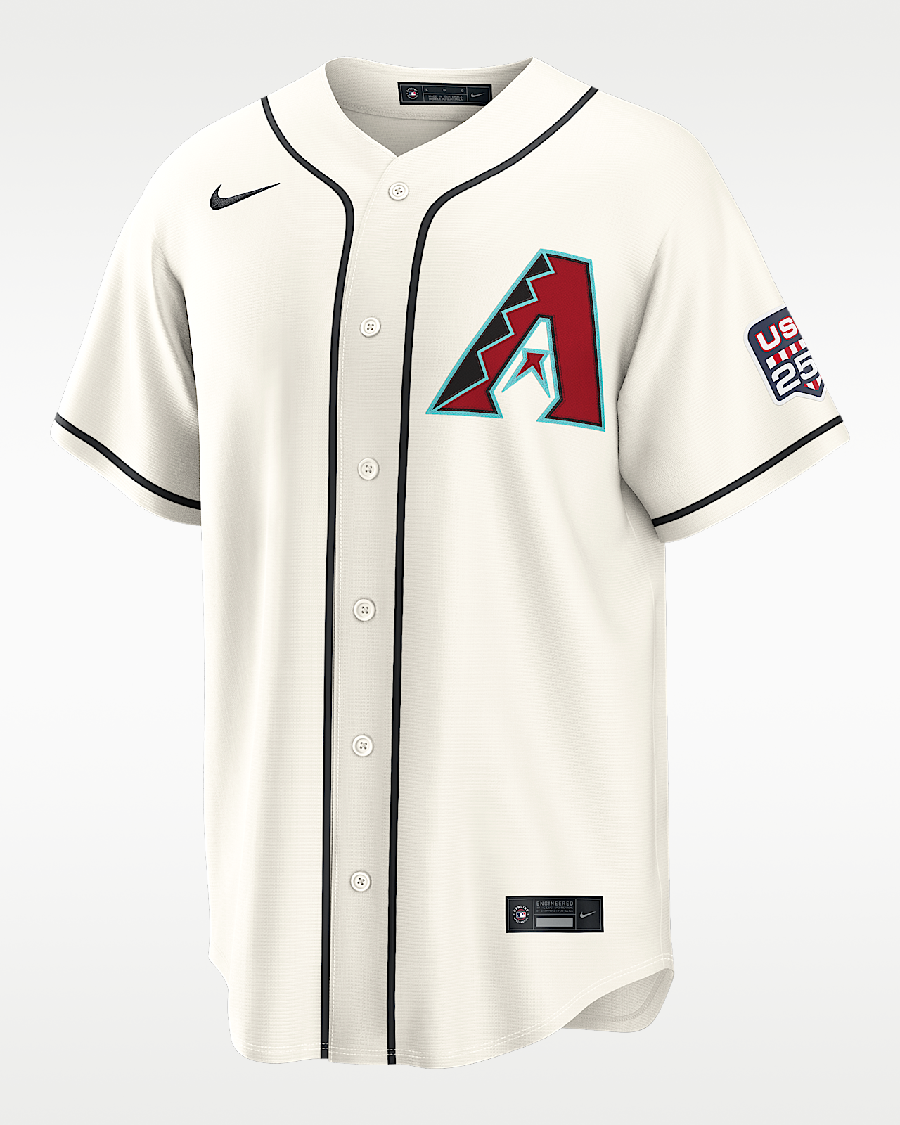 Мужские джерси Corbin Carroll Arizona Diamondbacks USA 250 Nike MLB Stadium Jersey