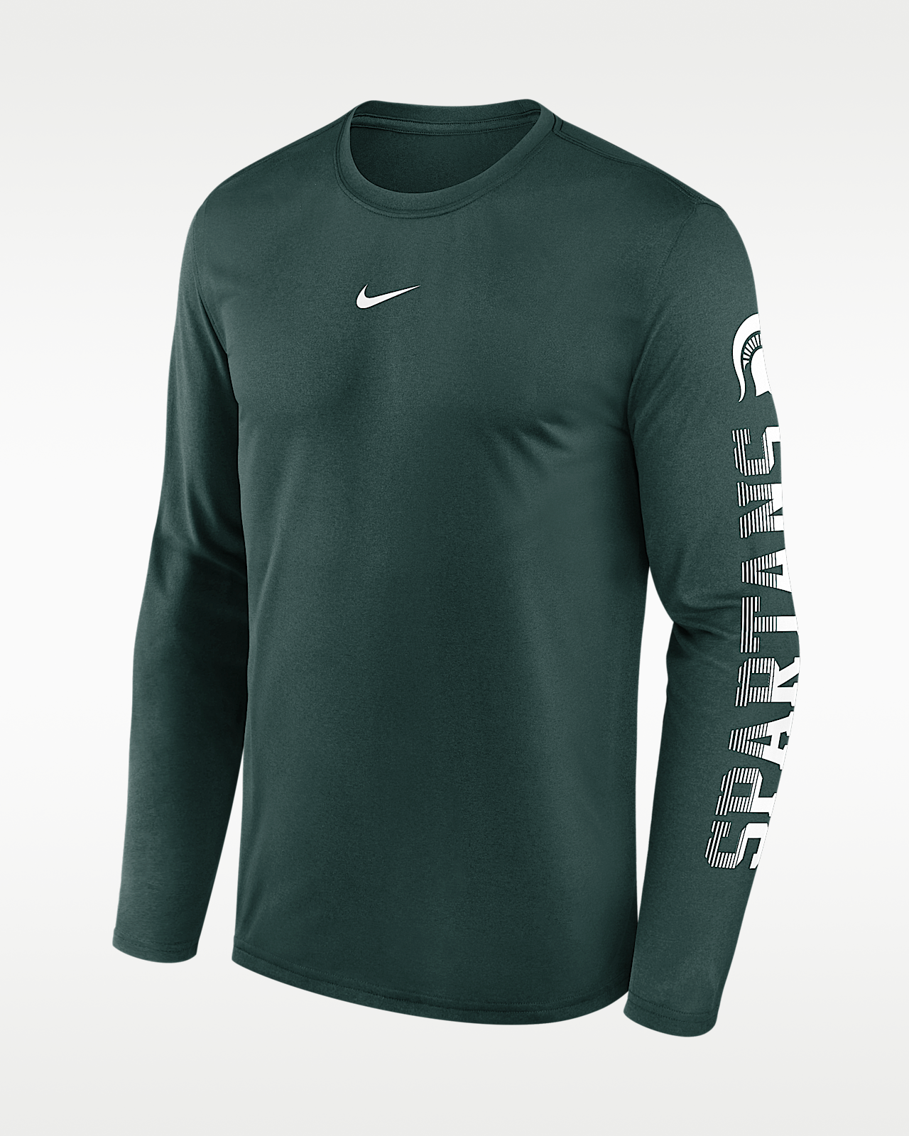 Мужская футболка Michigan State Primetime Stack Legend Nike Dri-FIT College Long-Sleeve