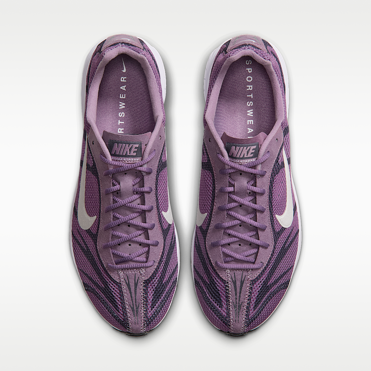 Nike  sneaker Violet Dust/Gridiron/Zwart/Wit
