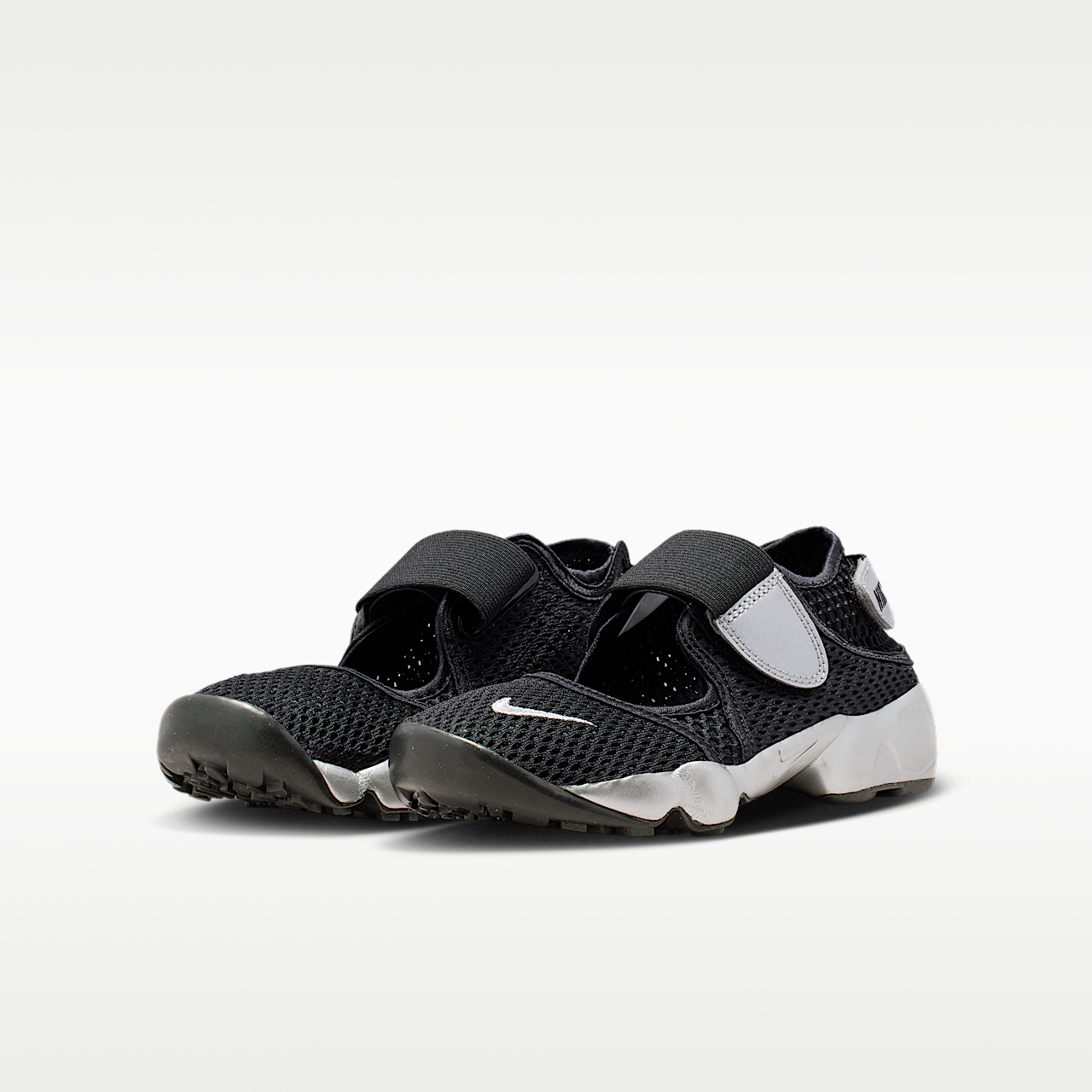 Nike  sneaker Zwart/Metallic Silver
