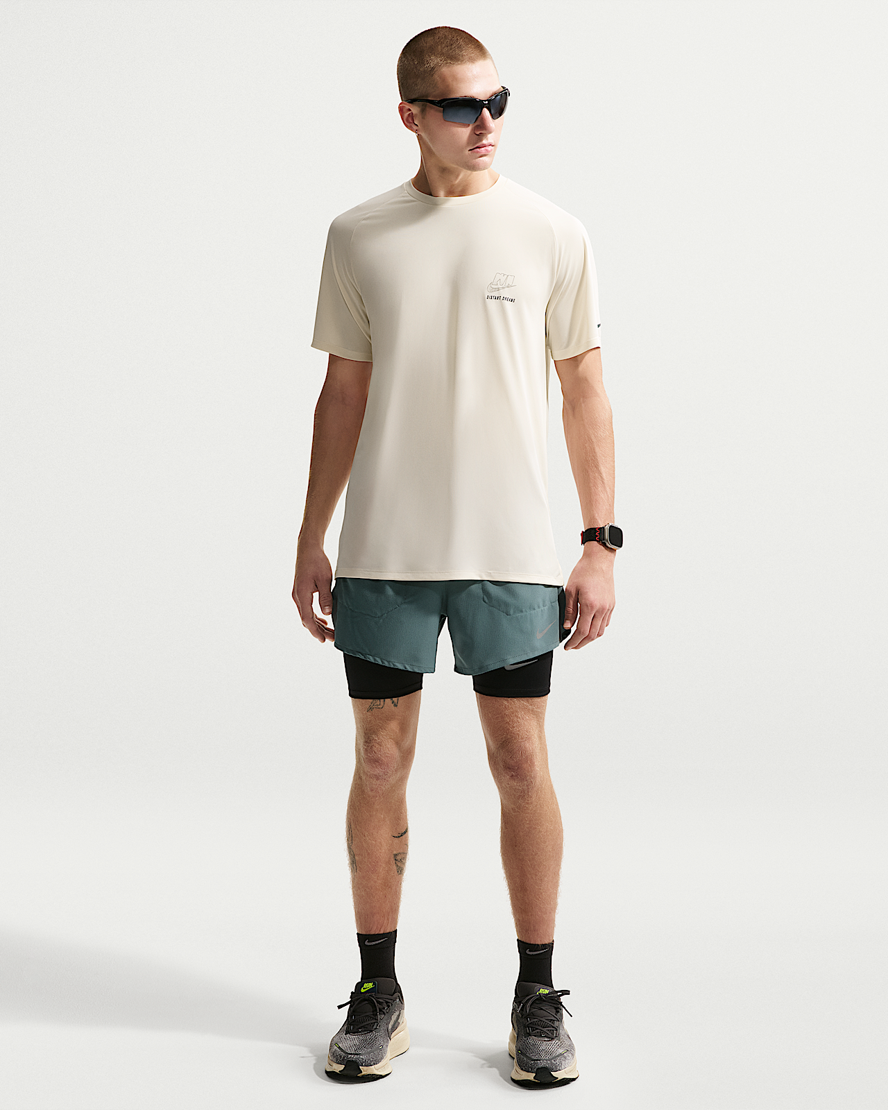 Мужские шорты Nike Stride Dri-FIT 5" Brief-Lined Shorts для бега
