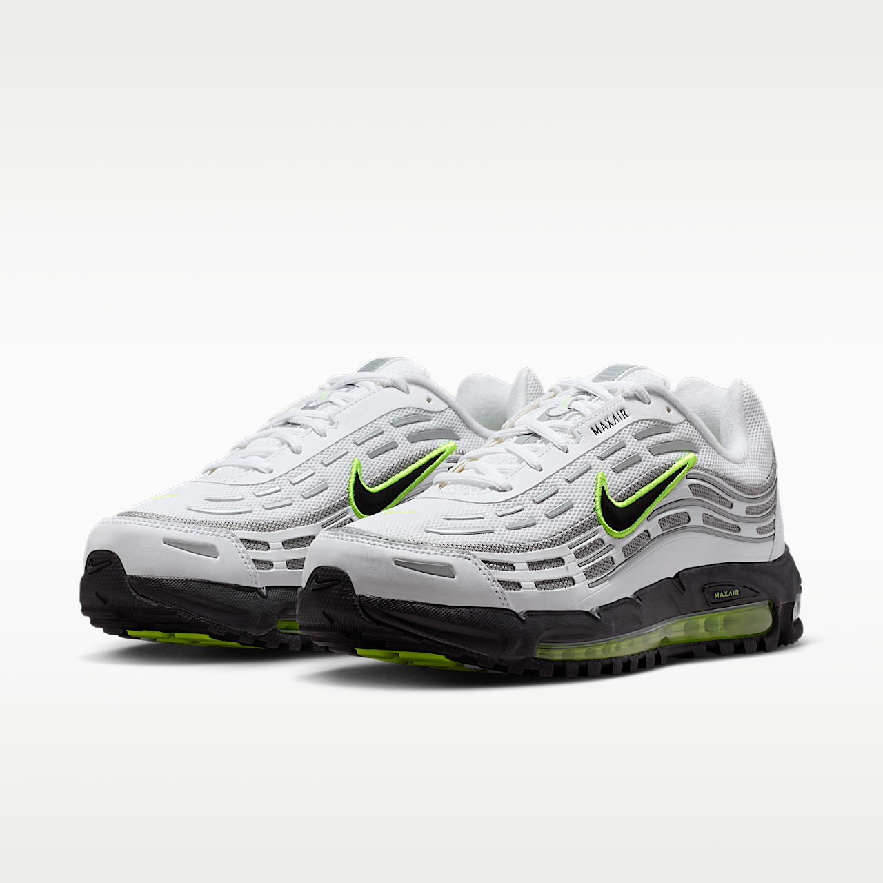Nike Air Max sneaker Wit/Neon Yellow/Pearl Grey/Zwart