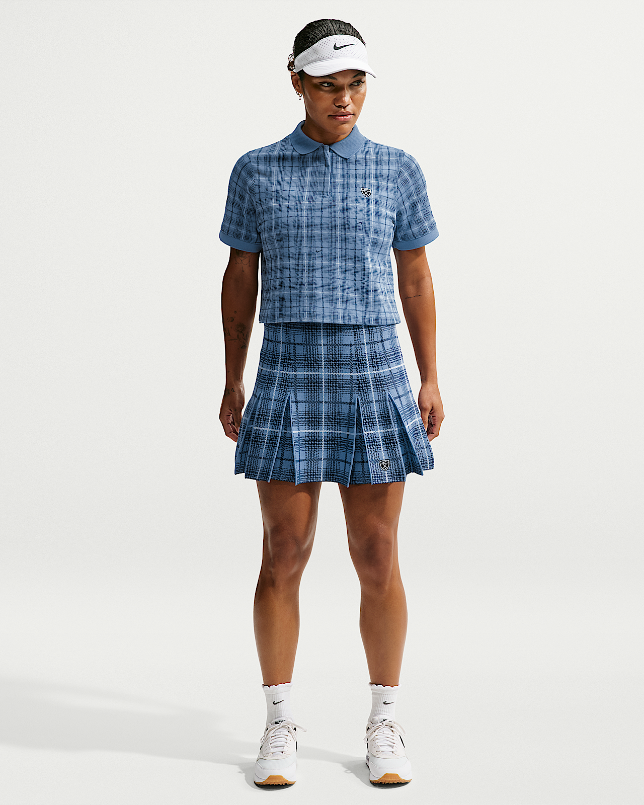 Женская юбка Nike Fairway Fresh Plaid Golf Sweater Skirt