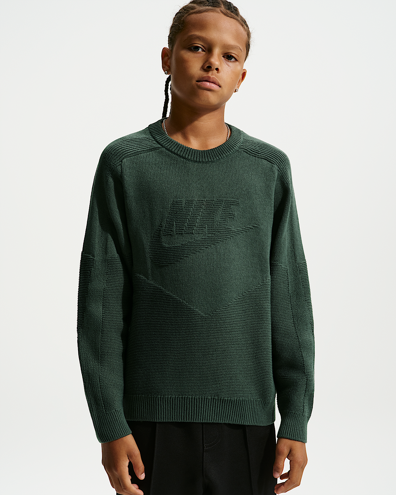 Детские  Nike Sportswear Big Kids' Crew-Neck Sweater