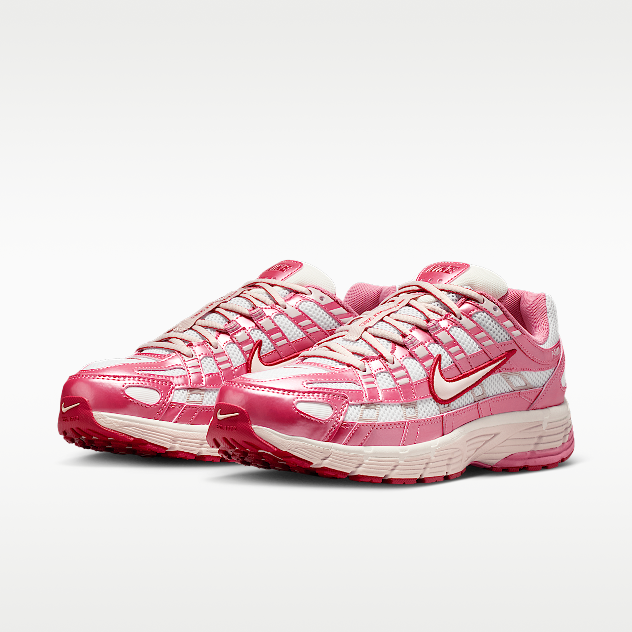 Nike P-6000 sneaker Summit White/Peony/Team Crimson/Silt Red