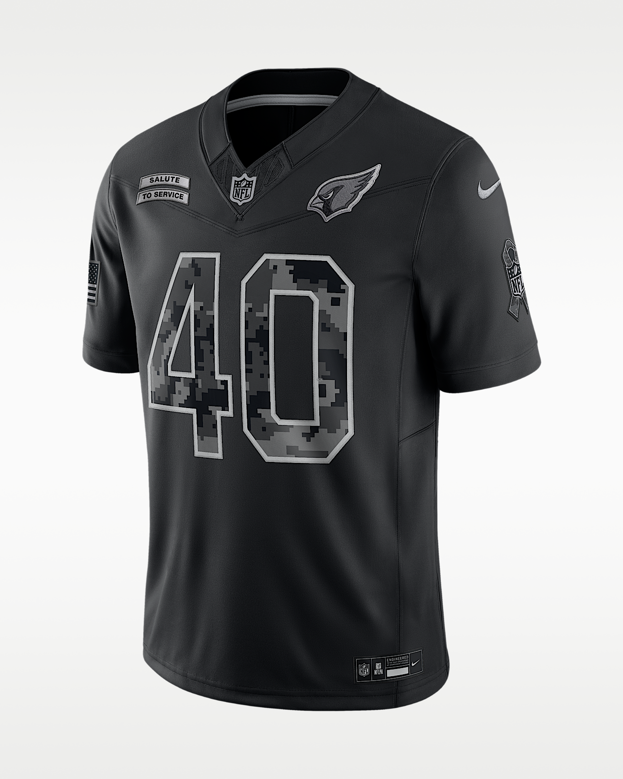 Мужские джерси Pat Tillman Arizona Cardinals Salute to Service Retired Nike Dri-FIT NFL Limited Jersey