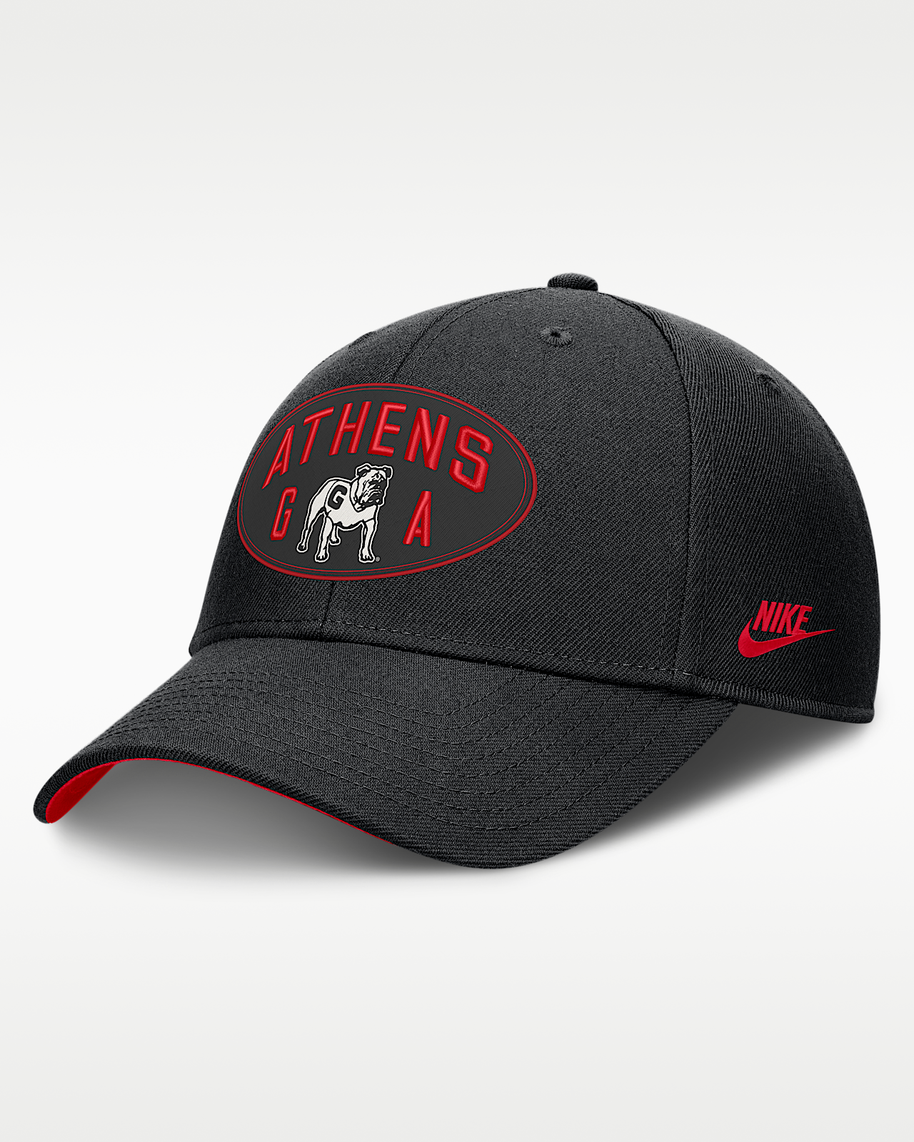 Женские  Georgia Legacy Letter Location Rise Nike Dri-FIT College A-Frame Adjustable Hat