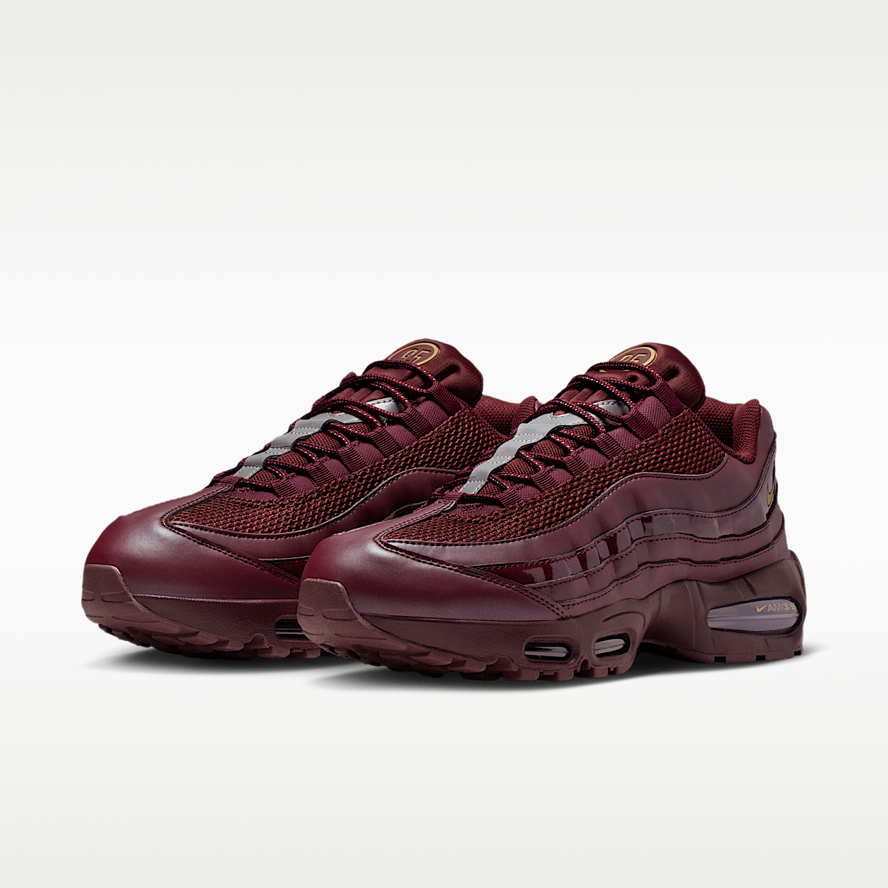 Nike Air Max sneaker Burgundy Crush/Zwart/Metallic Silver/Metallic Gold