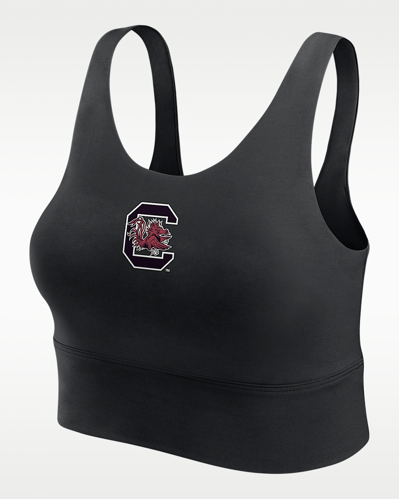 Женские  South Carolina Performance Longline Nike Dri-FIT Non-Padded Scoop Bra