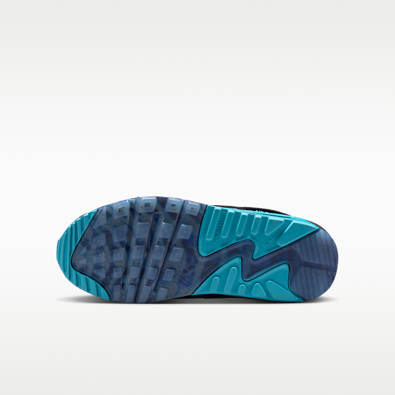 Nike Air max 90 sneaker Zwart/Gamma Blue/Ice/Chrome