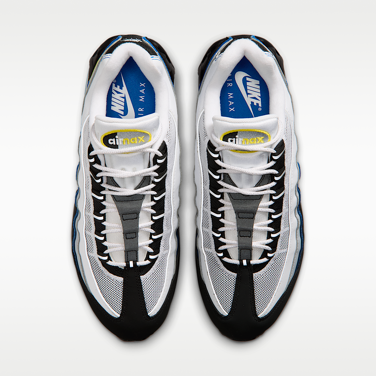 Nike Air Max sneaker Wit/Zwart/Reflect Silver/Royal Blue
