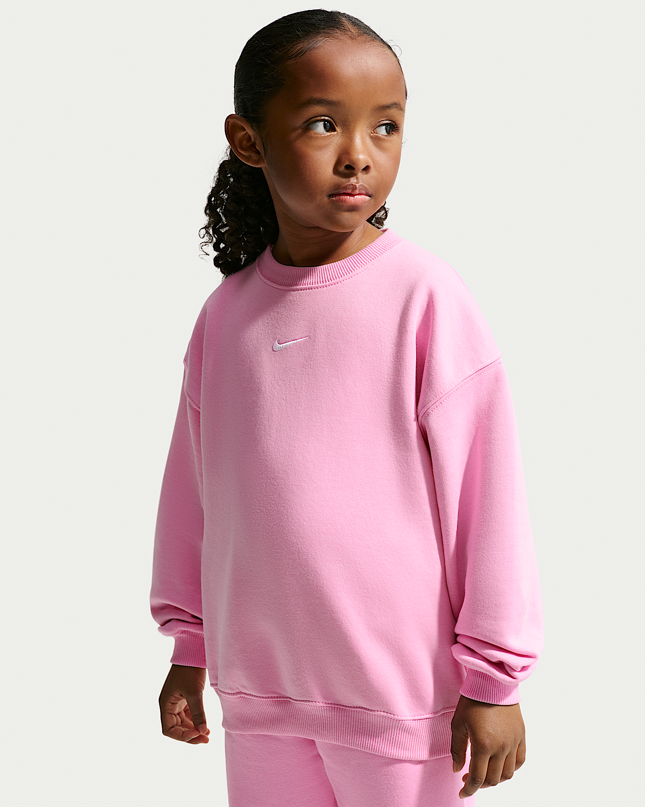 Детские  Nike Sportswear Little Kids' Studio Fleece Oversized Crew