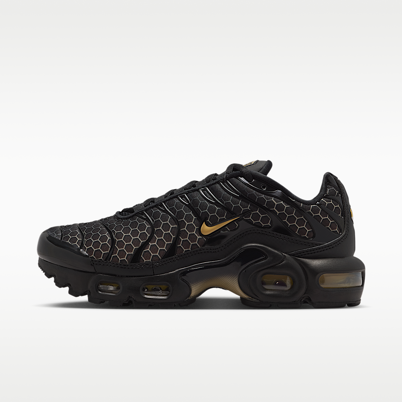Nike Air Max Plus sneaker Zwart/Chalk/Baroque Brown/Linen