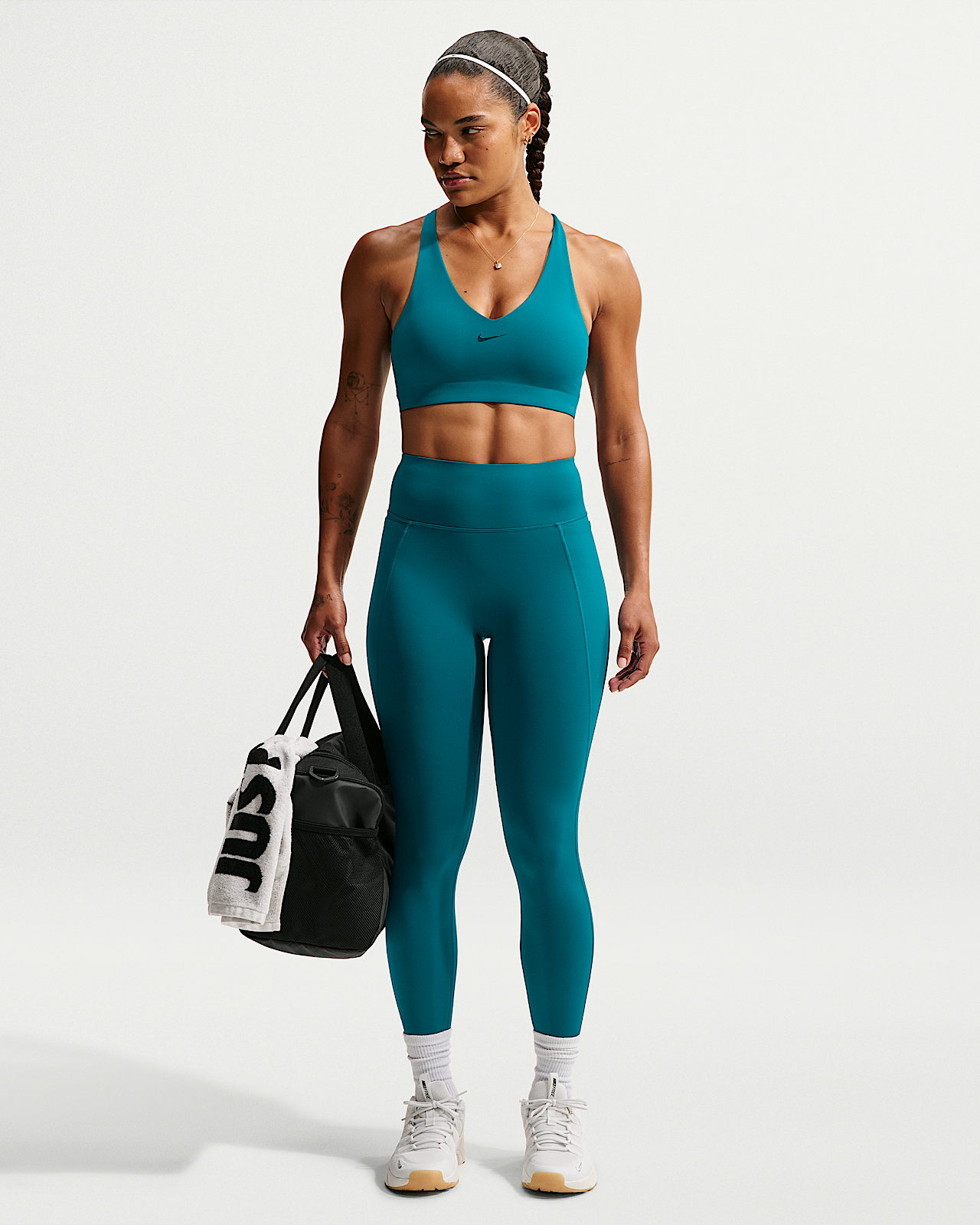 Женские тайтсы Nike Universa High-Waisted 7/8 Leggings with No Front Seam