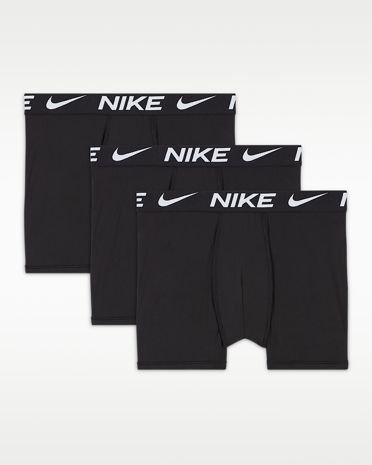 Женские  Nike Big Kids' Dri-FIT Solid Boxer Briefs (3-Pack)