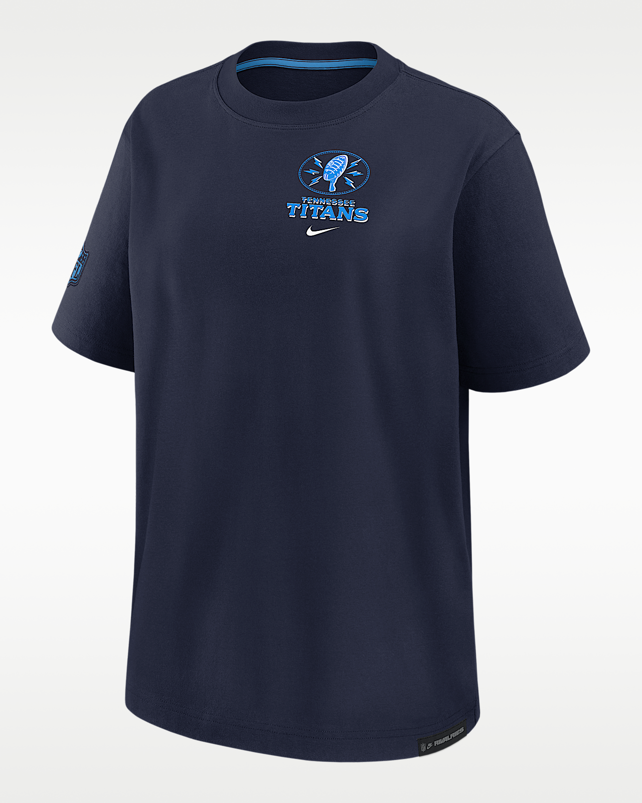 Женская футболка Tennessee Titans Rivalries Collection Essential Boyfriend Nike NFL