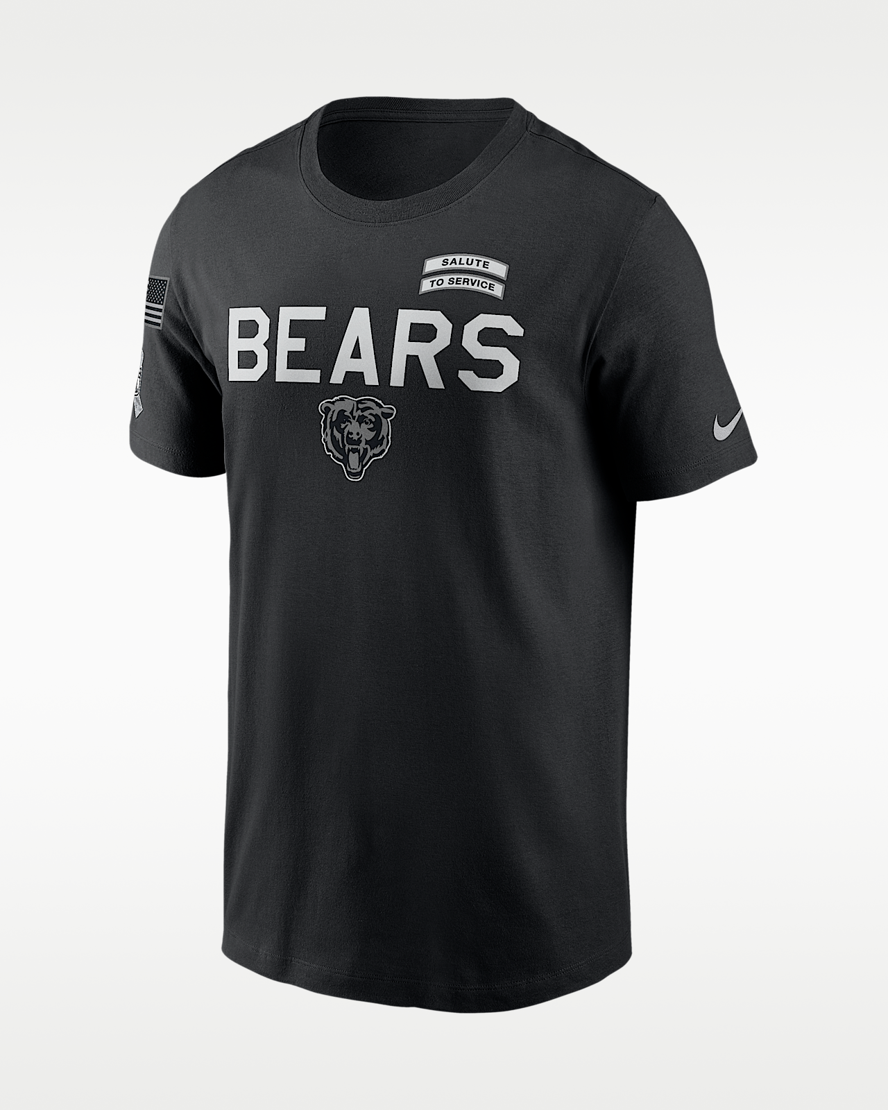 Мужская футболка Chicago Bears Salute to Service Sideline Nike Dri-FIT NFL