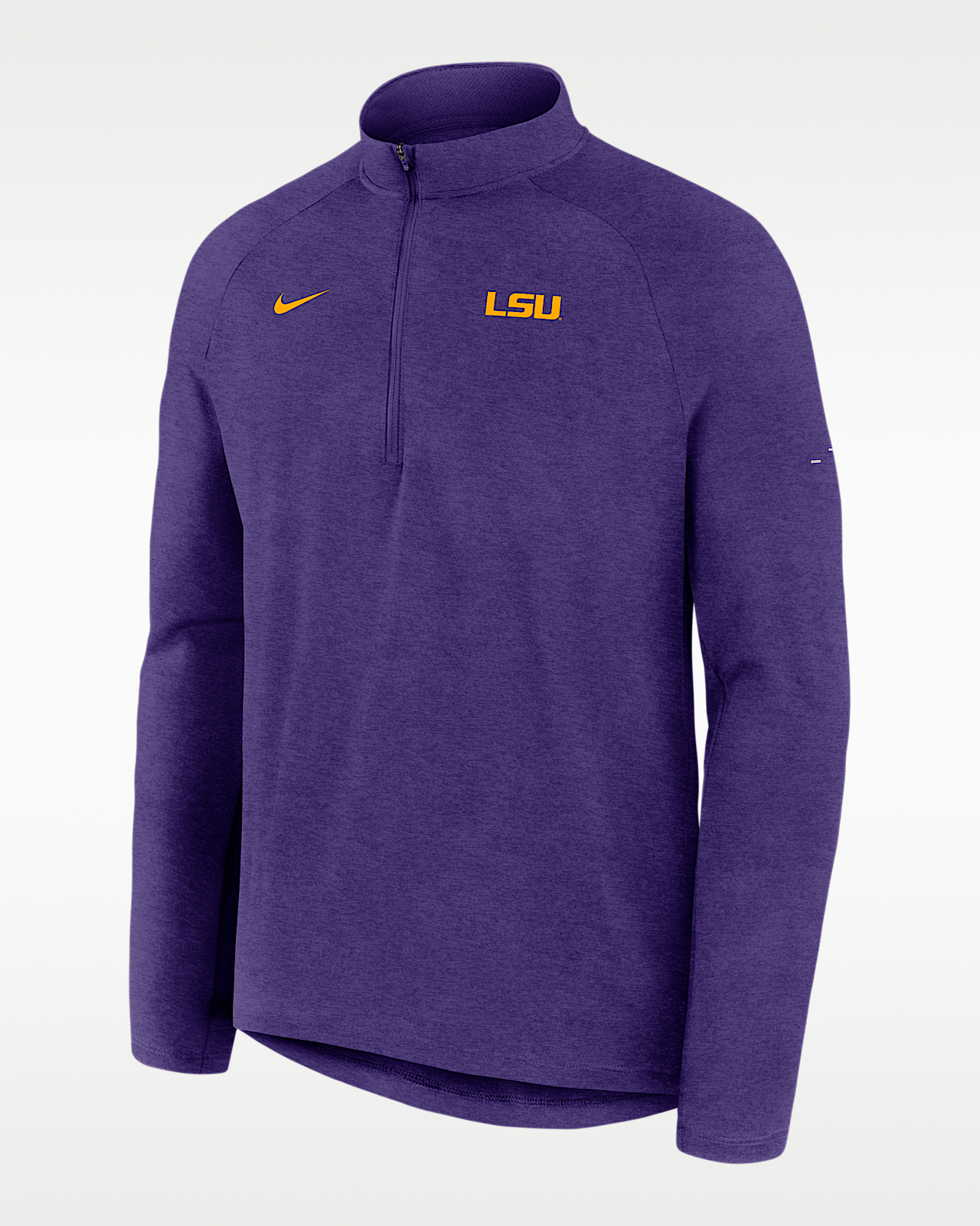 Мужские  LSU Stride Nike Dri-FIT College 1/2-Zip Long-Sleeve Top