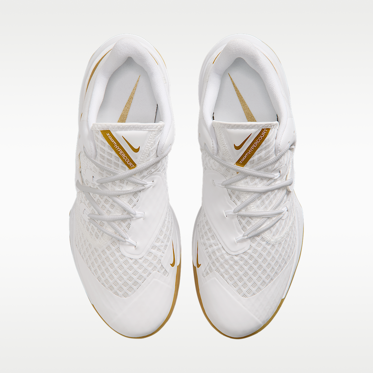 Nike  sneaker Wit/Gum Light Brown/Metallic Gold