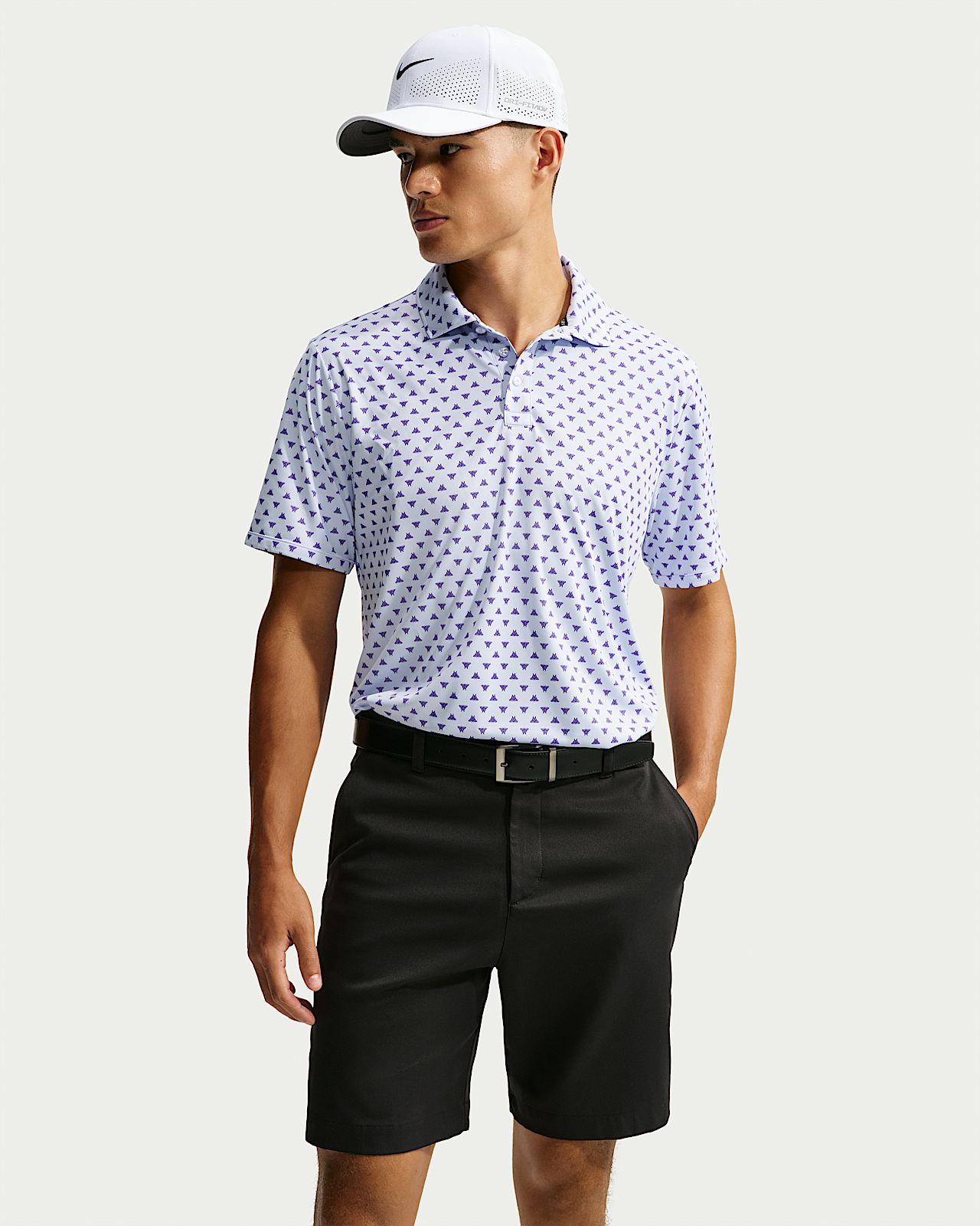 Мужские  Nike Par Dri-FIT Printed Golf Polo
