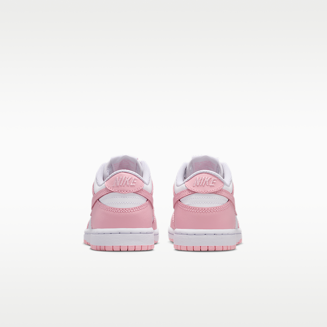 Nike Dunk Low sneaker Wit/Wit/Wit/Medium Soft Pink