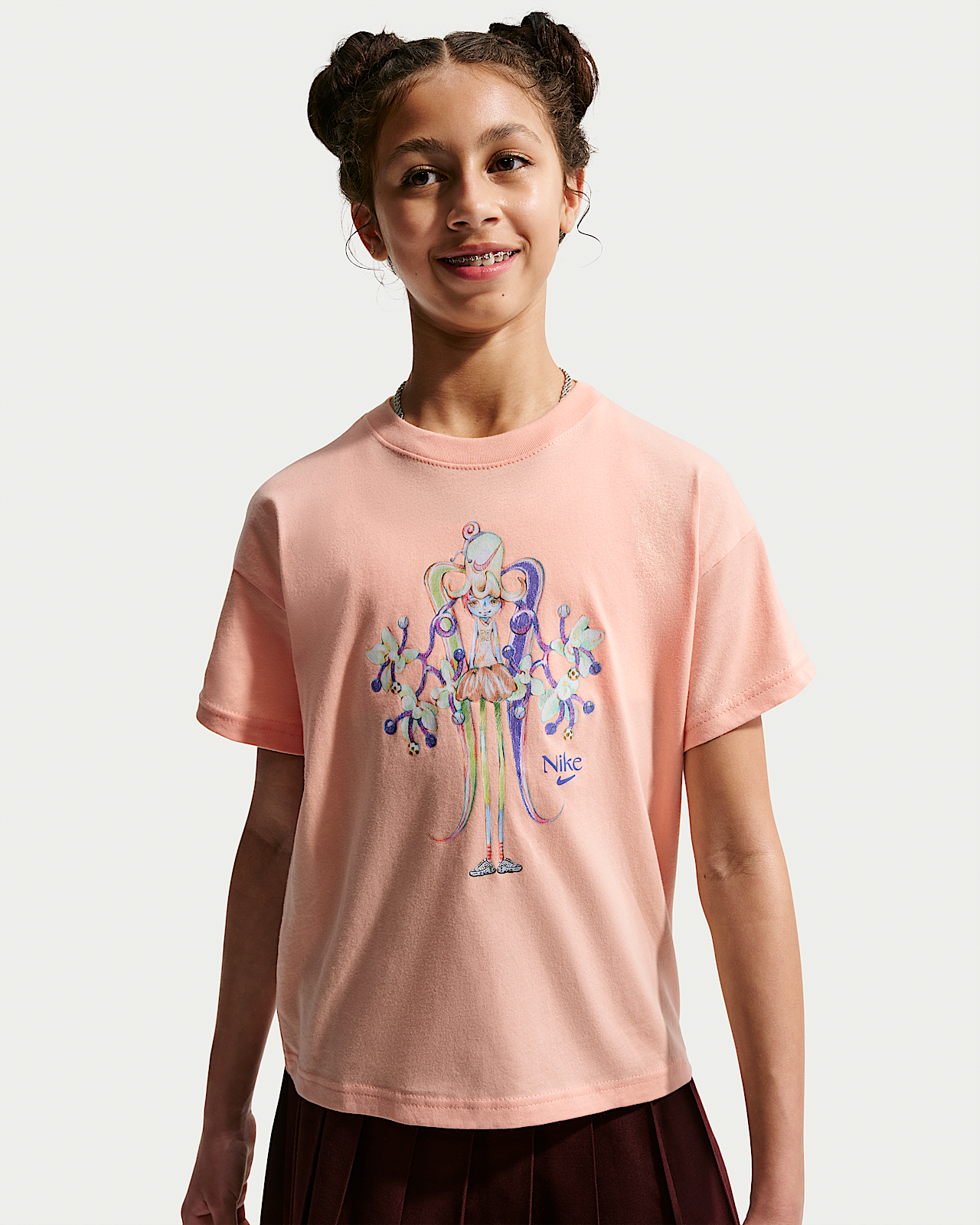 Детская футболка Nike Sportswear Big Kids' (Girls')