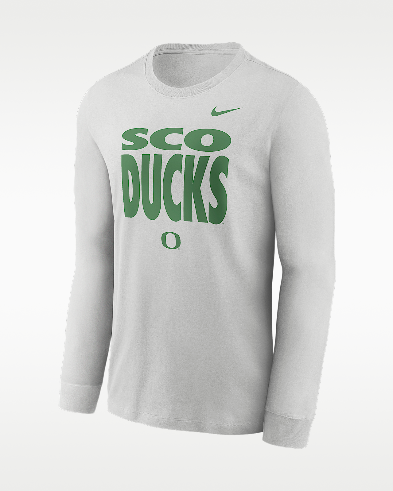 Мужская футболка Oregon Sideline Slogan Nike Dri-FIT College Long-Sleeve