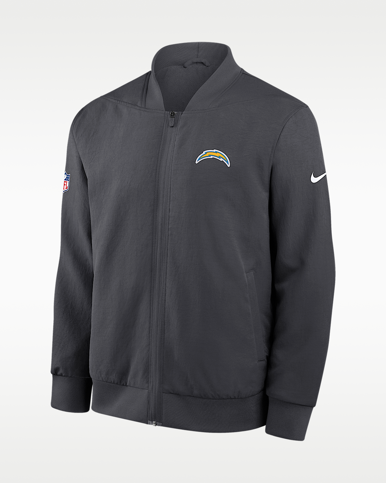 Мужская куртка Los Angeles Chargers Sideline Nike NFL Full-Zip Bomber