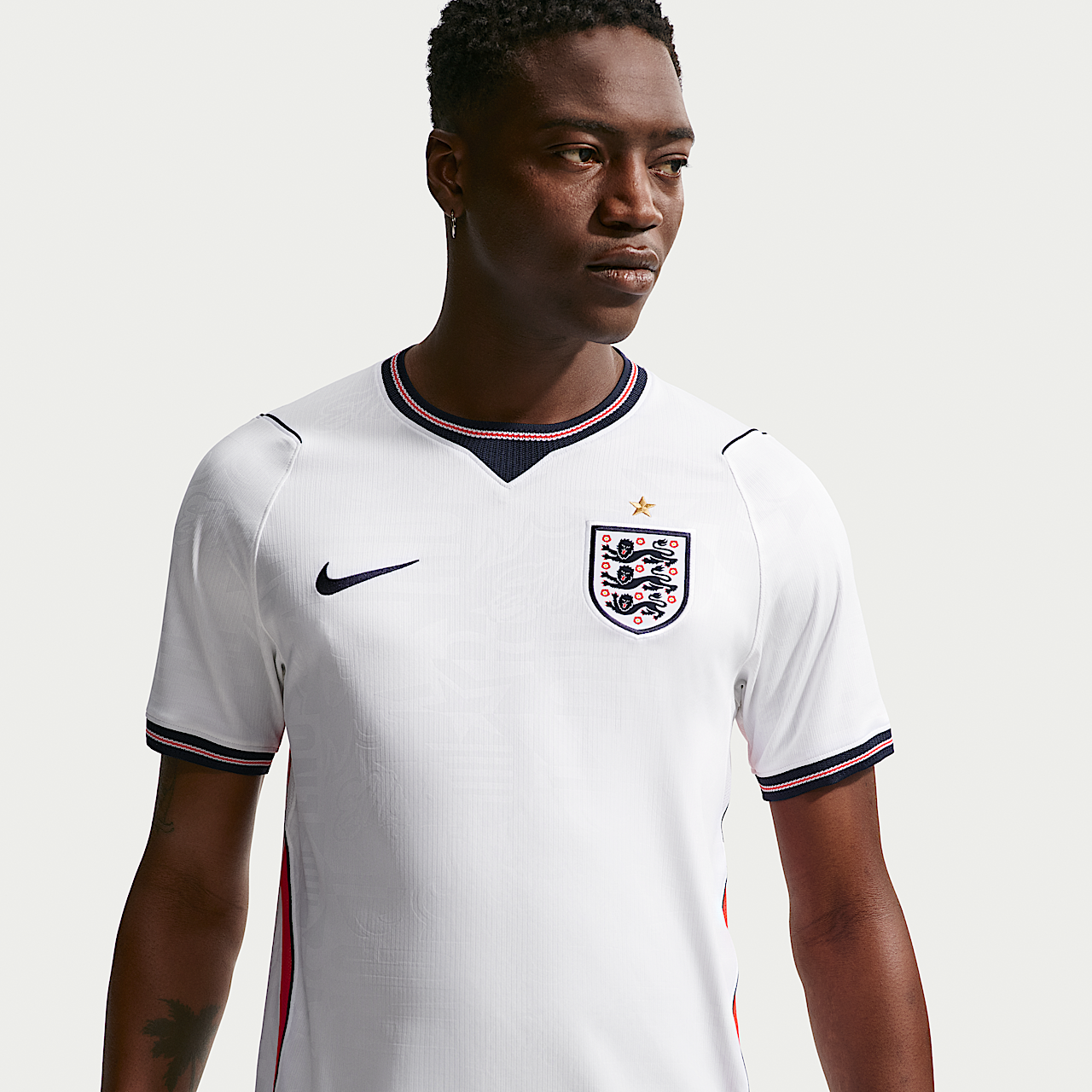England National Team 2026 Stadium Home (White/Speed Red/Obsidian/Obsidian)