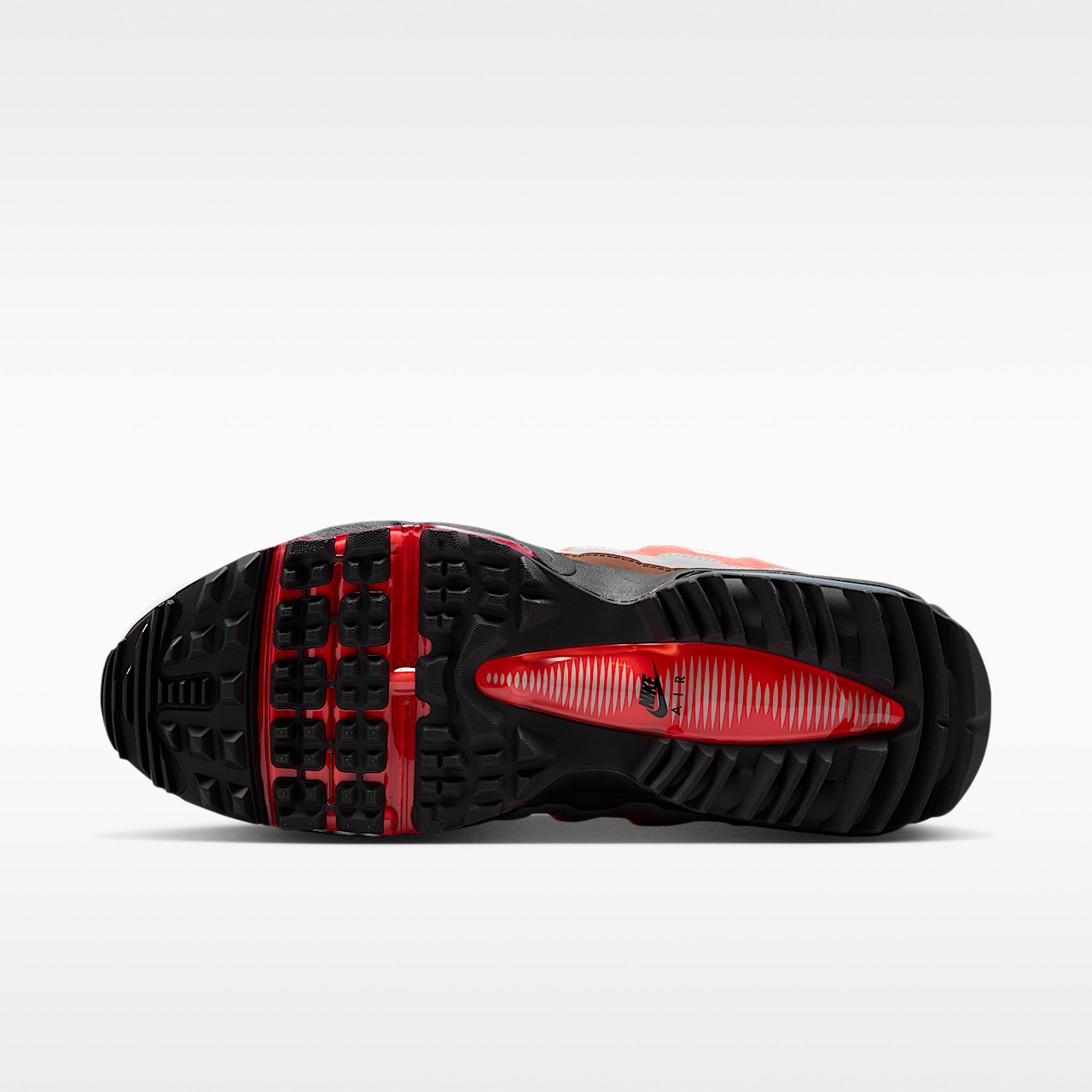 Nike Air Max sneaker Light Silver/Light Smoke Grey/Bright Crimson/Zwart