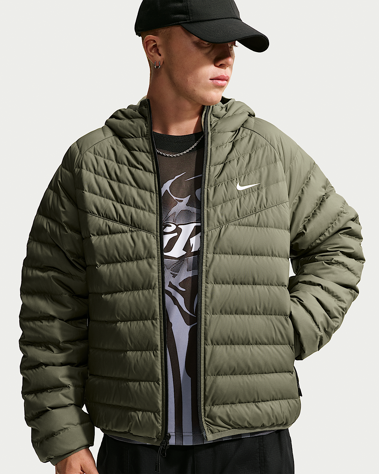 Мужская куртка Nike Windrunner Lightweight Down Microchannel для бега