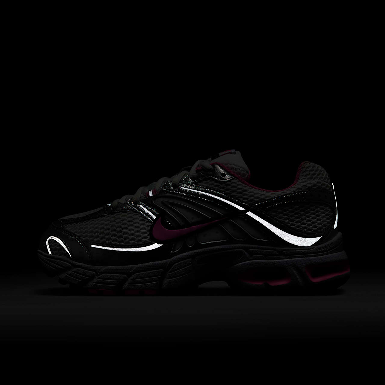 Nike Air Max sneaker Wit/Metallic Silver/Zwart/Pink Spell