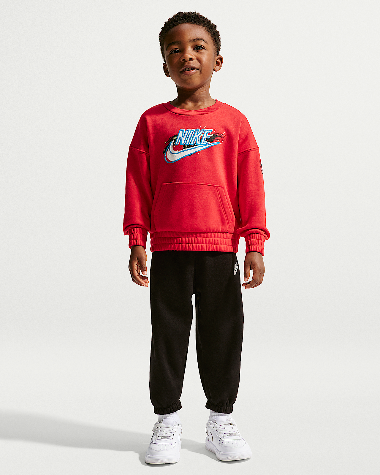 Детские  Nike Sportswear Toddler Snow Motion Fleece Crew 2-Piece Set
