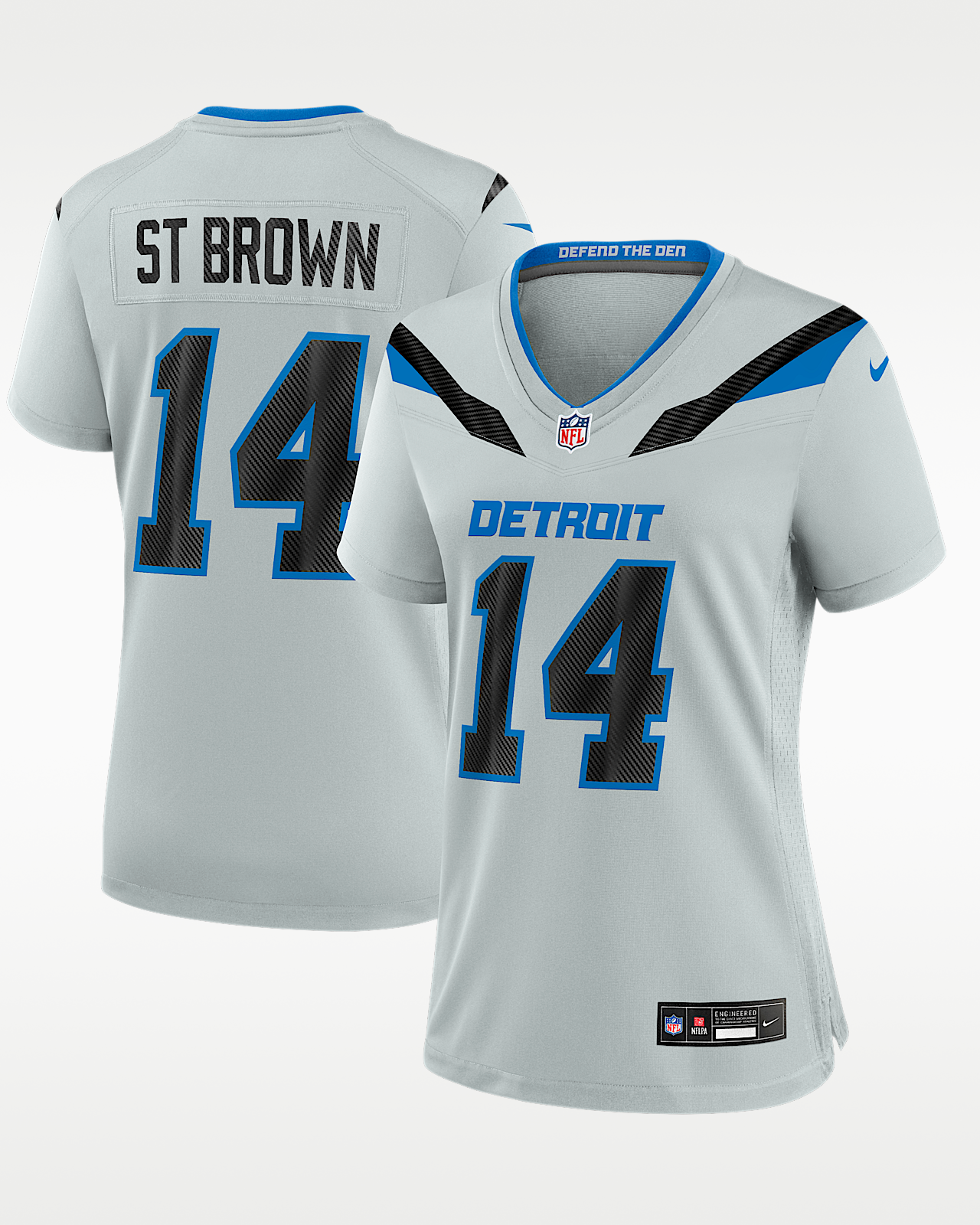 Женские джерси Amon-Ra St. Brown Detroit Lions Rivalries Collection Nike NFL Game Jersey